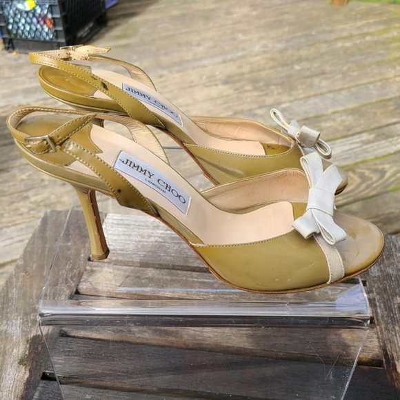 Jimmy Choo Slingback Peep Toe - Picture 2 of 11